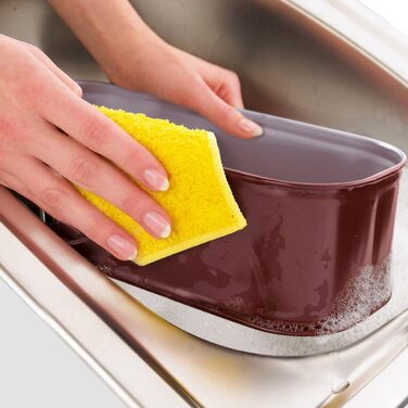 Форма для випічки Dr. Oetker Königskuchen 30x12 см, двоколірна (сіро-червона) з бортиком для кексів
