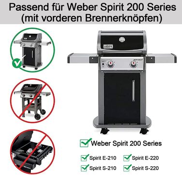 Решітка-гриль чавунна для Weber Spirit I & II серія 200, Spirit E-210, E-220, S-210, S-220. Замінна деталь Weber 7637, 44,5 см