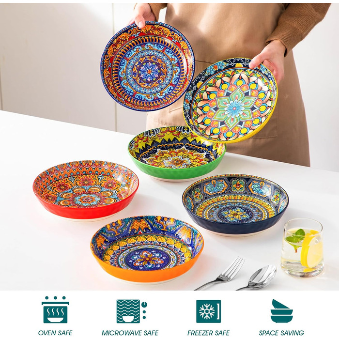 Набір посуду Porzellan Vancasso 18-частинний (6 осіб), Boho стиль, серія KRVI