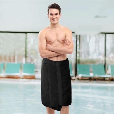 Utopia Towels - 6-Pack medium-sized bath towels made of 100% cotton with hanging loops, 60x120 cm shower towels, soft and absorbent towels (Black)
