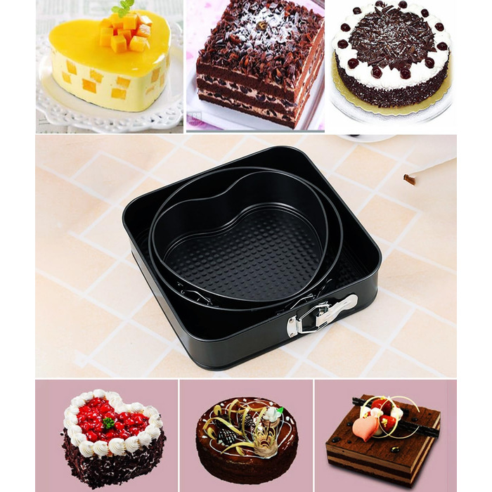 Набір форм для випічки 3 шт. з антипригарним покриттям та швидкою застібкою