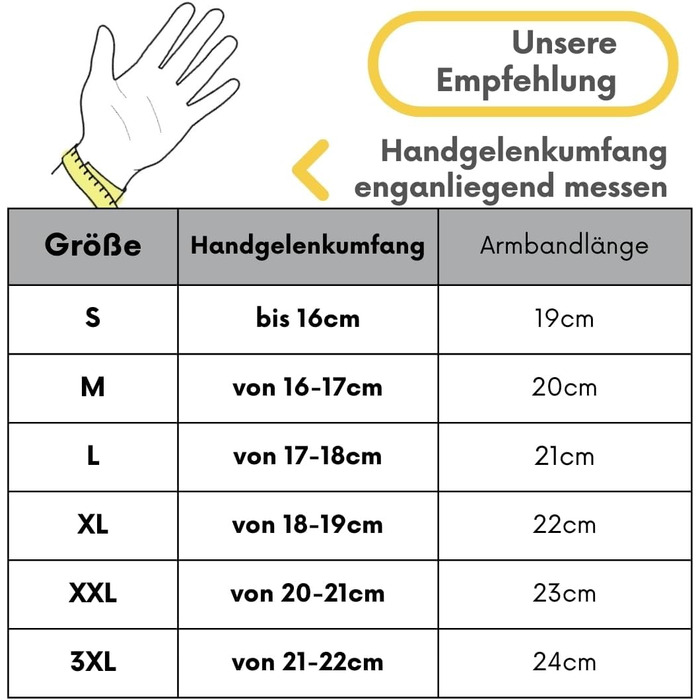 Браслет шкіряний Echtleder (Німеччина), унісекс, з магнітною застібкою, 3XL (21-22 см), світло-коричневий