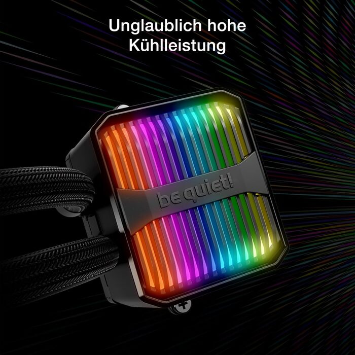 Система водяного охолодження be quiet! Silent Loop 3 240mm з 2 вентиляторами Silent Wings 4 120mm PWM та високопродуктивним помповим блоком