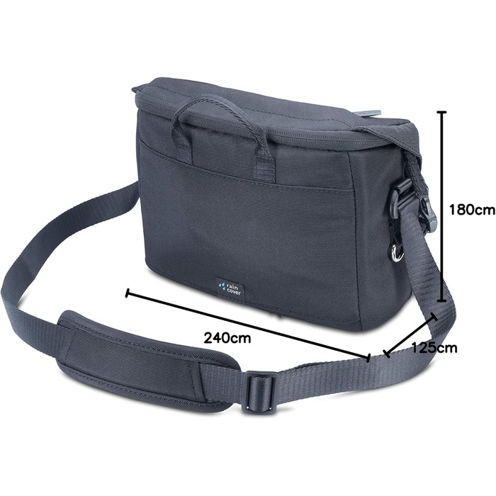 Рюкзак Vanguard Veo GO 42M KG для фотообладнання (24M, сумка через плече, чорний)