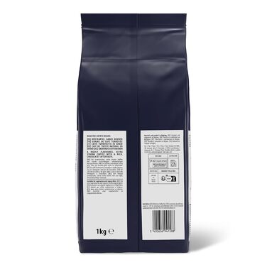 Кава в зернах Amazon Intenso, темне обсмажування, 2 кг (2 упаковки по 1 кг), сертифікат Rainforest Alliance