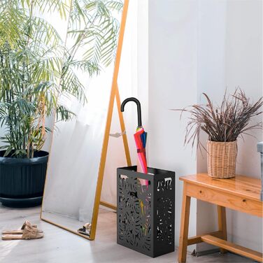 Mango Monstera Plant Stand - Black Trellis Design