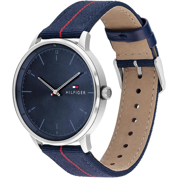 Чоловічий годинник Tommy Hilfiger 1791844 з синім нейлоновим ремінцем - кварцовий