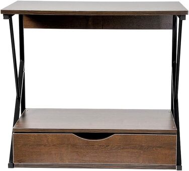 Поличка для мікрохвильової печі, кухонна поличка для стільниці, органайзер для мікрохвильової печі, тостера та аірфрая, багатофункціональна кухонна поличка для оптимізації простору (Дуб/3 яруси) (Дуб/Висувна поличка)