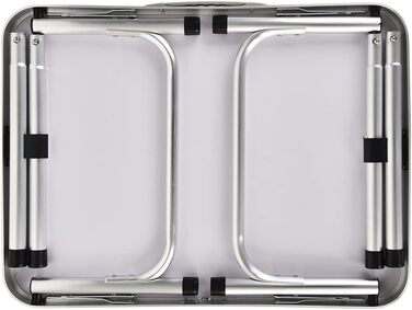 Складний туристичний стіл Lucn 60 см - портативний і розкладний стіл для пікніка, саду, балкону, кухні, роботи. 2 висоти: 20/56 см, розмір 60 x 45 см