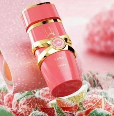 Парфумована вода Lattafa Yara Candy, 100 мл — коралвий арабський аромат