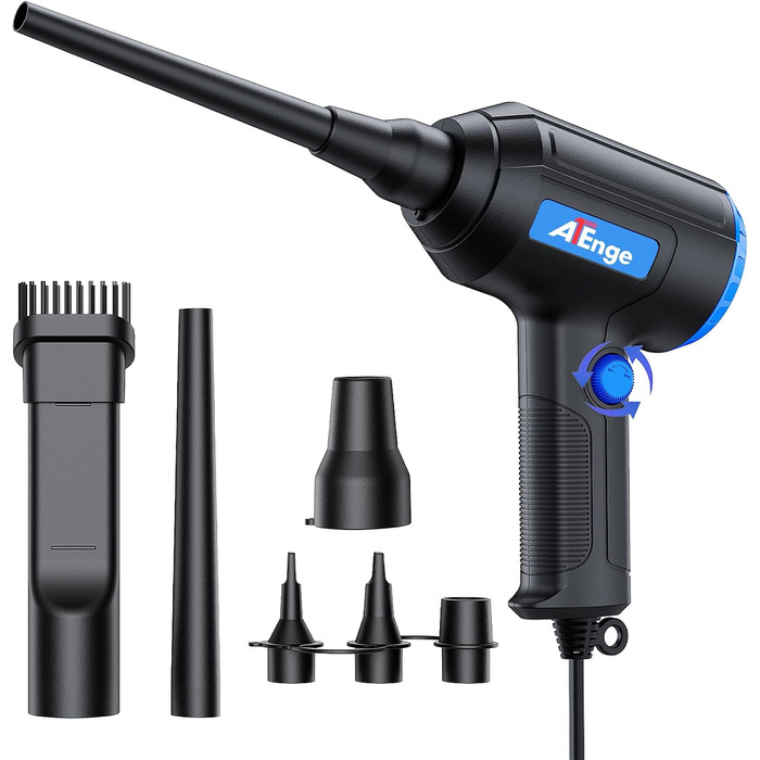 Електричний пилосос для пилу ATENGEUS 500W з регулюванням швидкості для ноутбука, ПК, офісної техніки та диванів