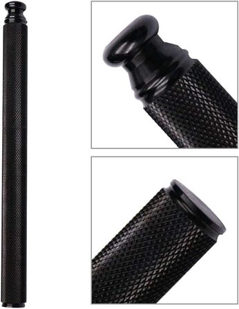 Aluminum Alloy Ice Pick Handle with Stainless Steel Blade and Safety Cover, Ice Tool, Kitchen Tool for Restaurant, Bar, Home (black)