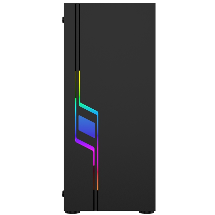 Корпус Gembird Fornax 2000 RGB Midi Tower, чорний