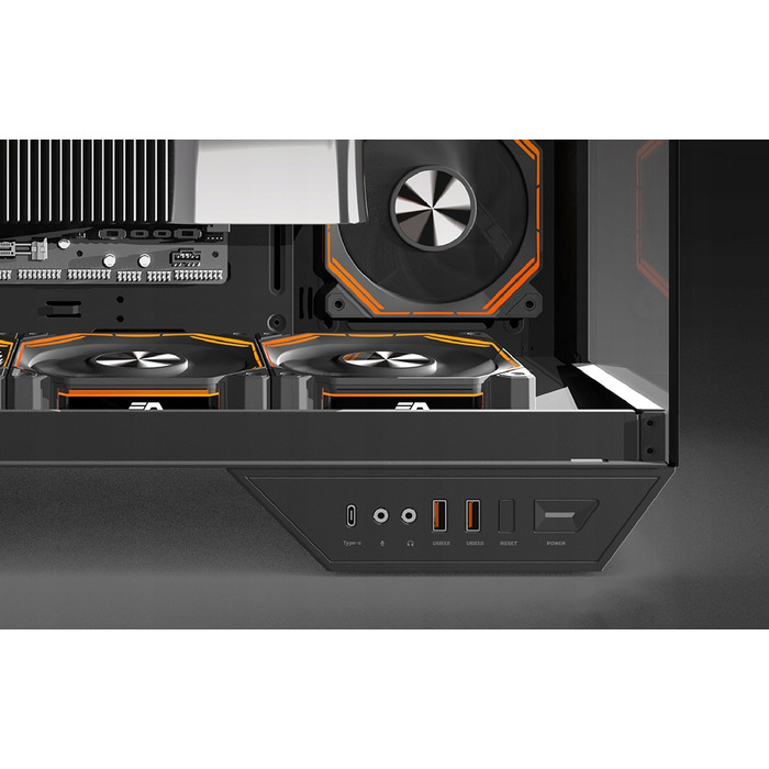 Корпус для ПК DarkFlash DY470 ATX Midi Tower, 4 вентилятори, ігровий