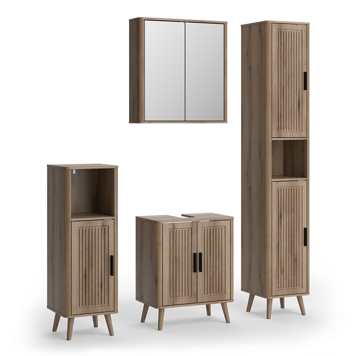 Комплект меблів для ванної кімнати Skara 61293, колір Дуб