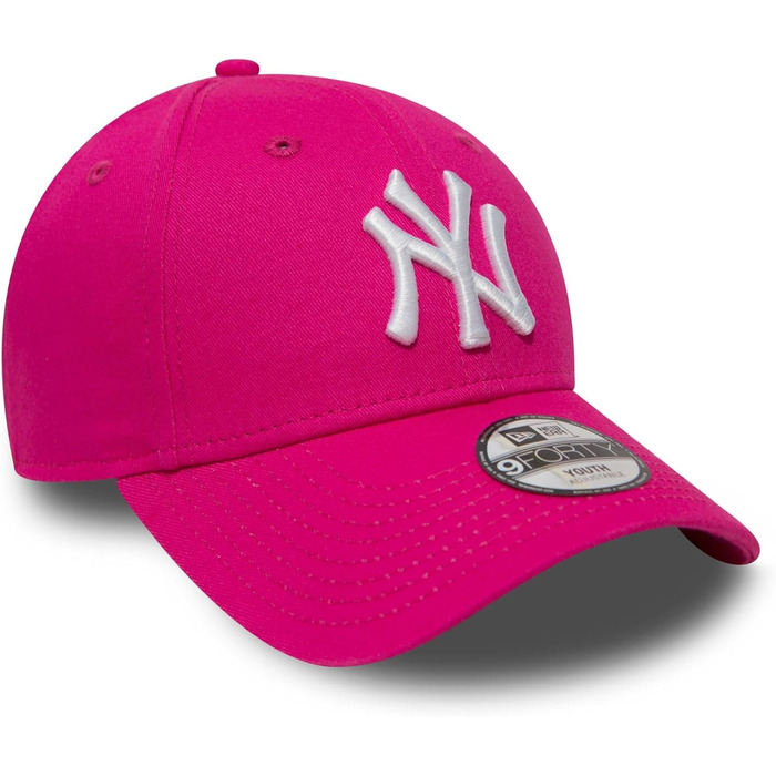 Кепка New Era Kids 940 League Basic New York Yankees рожево-біла (для дітей 6-10 років)