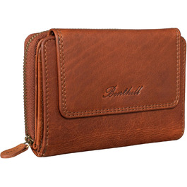 Benthill Women's Wallet Large Genuine Leather - Wallet with RFID Protection - Wallet with Many Card Slots - Women's Purse including Gift Box, Color: Brown