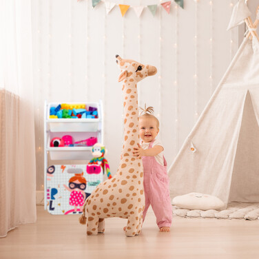 Relaxdays Narrow Children's Shelf with Heroine Motif