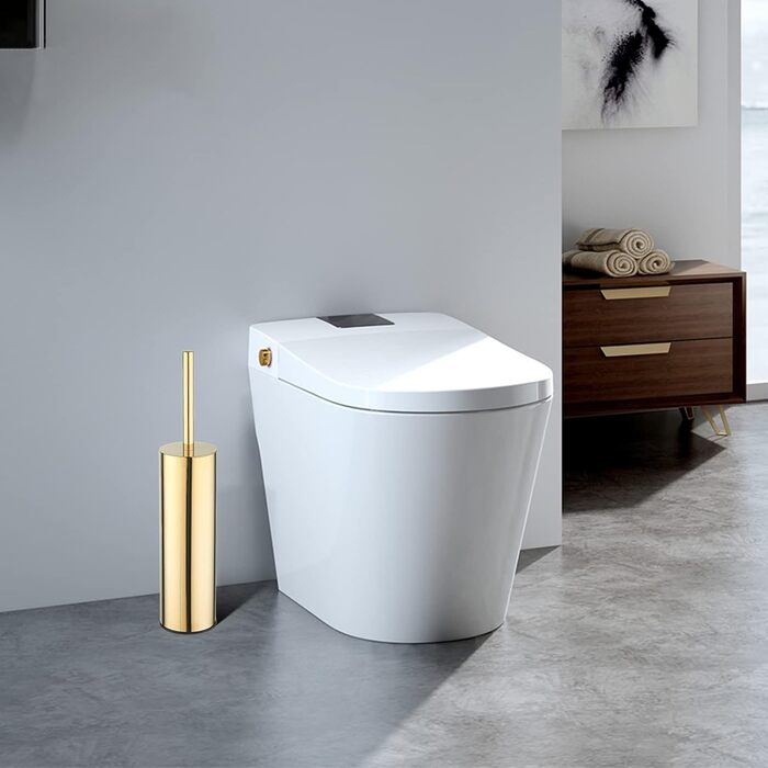BGL 304 Stainless Steel Toilet Brush Holder (Gold Finish)