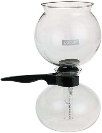 Кавоварка Bodum Pebo 1208-01, 1 л, чорна, сифоновий тип