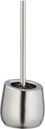 Набір для туалету WENKO Badi: тримач для щітки та очищувач обідка, кераміка, хром матовий