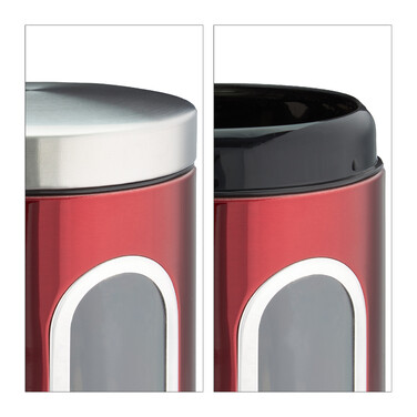 Relaxdays storage container with viewing window