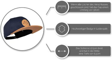 Кепка бейсболка Jumping Bird для чоловіків • Snapback кепка для активного відпочинку • Регульований розмір, легко миється, колір Океанський блакитний