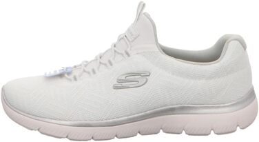 Жіночі кросівки Skechers Summits Artistry Chic - білий сітчастий верх, сріблясті акценти (39.5 EU)