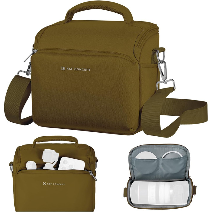 Сумка-рюкзак для фотокамери K&F Concept Beige (E-khaki) - для фотографів