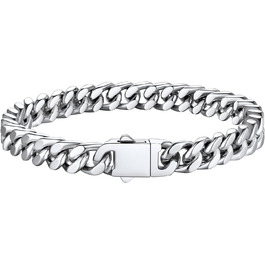 Чоловіча ланцюжок-панцир Miami Bestyle з подарунковою коробкою, 5/7/9/12.5 мм, 19/21/23 см, золото/чорний