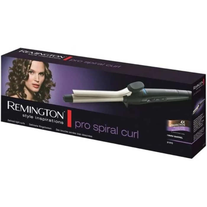 Локкенстаб Remington Pro Spiral Curl 19 мм - цифровий дисплей, антистатичне покриття, для створення локонів