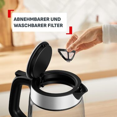 Електричний чайник Tefal KI1R0DE0 зі сталі, 1.7 л, 2200 Вт, з автоматичним вимкненням та фільтром від накипу