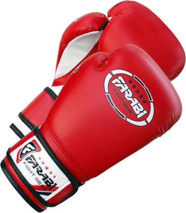 Дитячі боксерські рукавички Farabi Sports 6/8 oz для боксу, ММА, муай-тай, кікбоксингу та спарингу