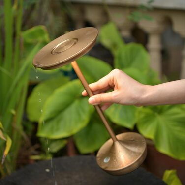 LED настільна лампа бездротова IP54 для вулиці та дому: перезарядна, сенсорна, 3 кольори, 6000mAh, 2 шт.