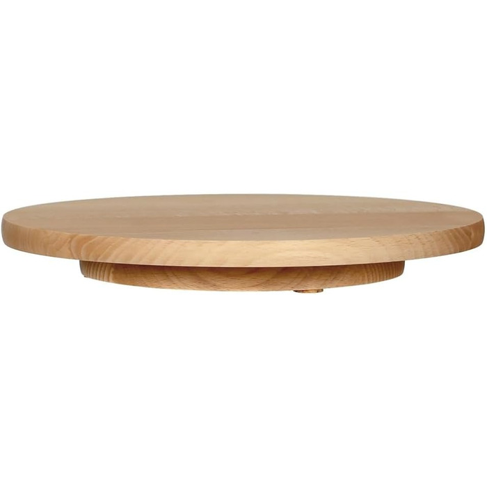 Bütic Wooden Turntable, Lazy Susan, Rotating Cabinet, Serving Tray, Item Size: 45cm Diameter