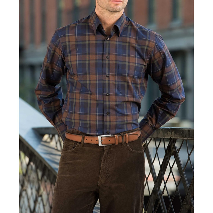 Чоловічий шкіряний ремінь CHAOREN 3 см для бізнесу та формальних заходів, до костюма, світло-коричневий колір, розмір EU 48 (95 см)