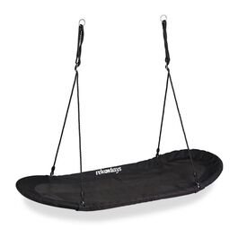 Relaxdays Nest Swing XXL чорний