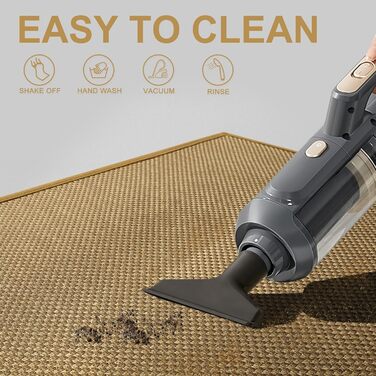 Килимок для дому LEKEEPGO 43x75 см, антиковзаючий, миючий, вбираючий, для внутрішнього використання (колір: світло-коричневий)