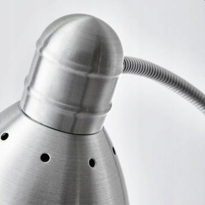 Підлогова лампа IKEA Lersta, сіра, цоколь E27, 20 Вт