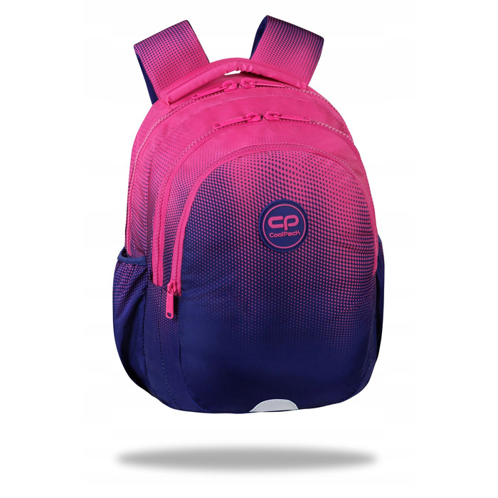 Багатовідсіковий шкільний рюкзак CoolPack, синій/рожевий, 21 л