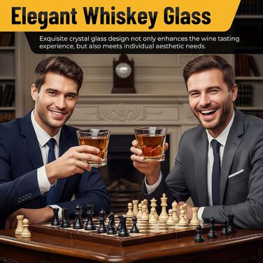 Набір віскі: декантик 800 мл, 2 келихи, 8 каменів, набір віскі та келихів