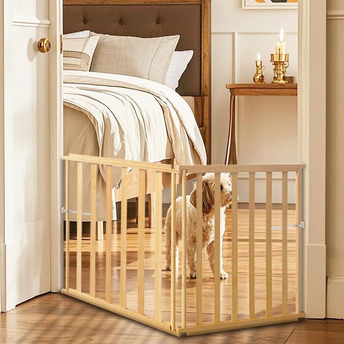 Захист для домашніх тварин з бамбука: сітка/загородження для собак та котів (2 панелі)