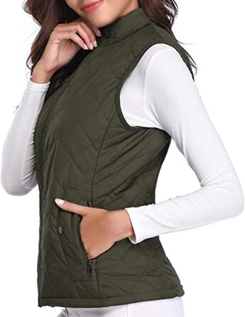 Жіноча тепла жилетка з капюшоном, легка, з пуховим наповнювачем, водонепроникна, вітрозахисна, з кишенями, армійного кольору, розмір L