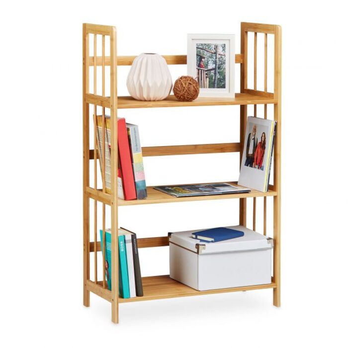 Relaxdays Bamboo Shelf