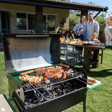 Решітка для гриля FLAMMBURO 67x40 см, з нержавіючої сталі, міцна, для барбекю