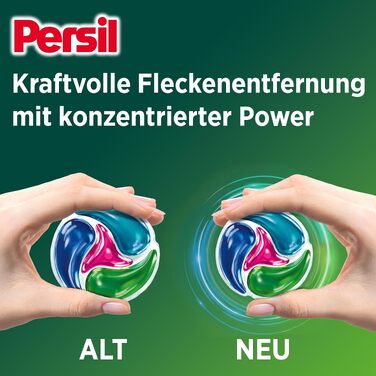 Капсули для прання Persil Color 4in1 DISCS, пральний засіб з технологією глибокого очищення для кольорової білизни, 100 прань