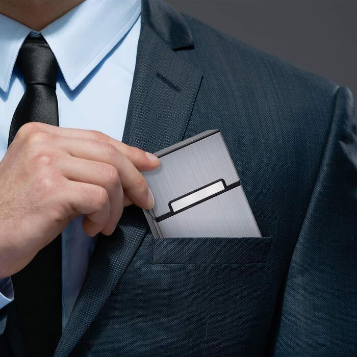 Алюмінієві випарювачі для сигарет eLander [2 шт./набір, сірий] Магнітна кришка, елегантний дизайн, алюмінієвий касета для сигарет