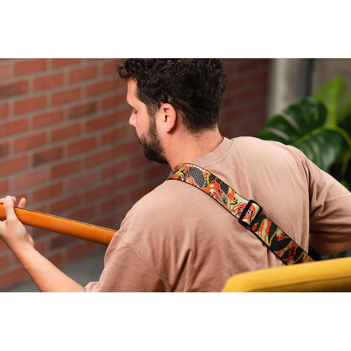 Гітарний ремінь Levy's Leathers Eastern Harmony Series з поліестеру MPD2-123