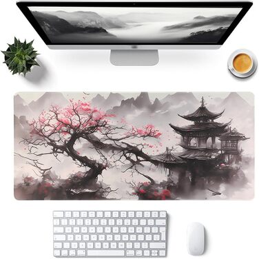 Килимок для миші ігровий XXL 900x400 мм, з антиковзким покриттям, вологостійкий, для ПК, MacBook, Laptop