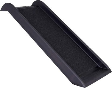 Рампа для собак Lionto до 90 кг, чорна, 100x38 см. Міцна, з антиковзким покриттям, для завантаження в багажник, щадить суглоби.